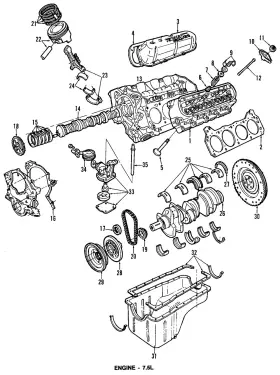 Xw7z-6d309-cga Ford Genuine Bearing