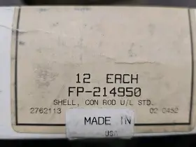 Fp-214950 Fp Diesel 12 Rod Bearings Shells For Cummins N14 Nt855 Nh855 Big Cam #3