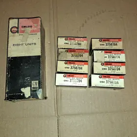 3750704 General Motors Nos Gm 1958-1965 Chevrolet 348 High Performance Std Rod Bearing Set Of 8 3750704 General Motors Nos Gm 1958-1965 Chevrolet 348 High Performance Std Rod Bearing Set Of 8