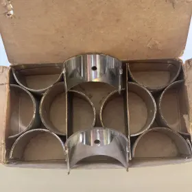 513312p General Motors 1937-38 Pontiac Gm Connect Rod Bearings 513312 P/6 .002 Nos Oem Vintage