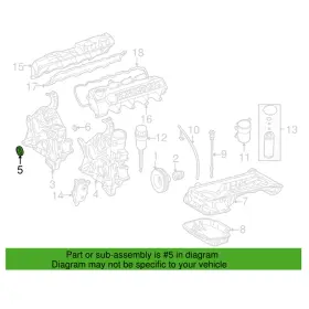 023997844764-bb Genuine Mercedes-benz Oem Engine Crankshaft Seal For W203 X166 C250 Ml430 S500