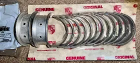 German 91110190170 Nos Porsche 1965-75 Main Bearing Set 0.25 Mm Case X -0.25 Crankshaft