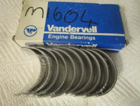 Vp91143 Glacier-vandervell Ford Anglia Cortina Lotus Elan Europa Morgan 4 Main Bearing Set Tri-metal Nos