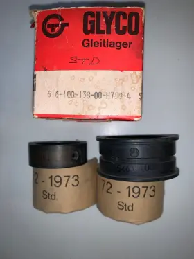 61610013800 Glyco H799-4 Porsche 356 C/sc/912 Part # Crankshaft Main Bearing Set Std./std #3