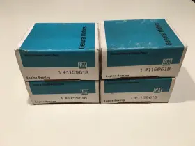 1159618 Gm 1956-1959 Chevrolet Truck Buick Nailhead 322 Main Bearings Lot Of 4 1159618 Gm 1956-1959 Chevrolet Truck Buick Nailhead 322 Main Bearings Lot Of 4