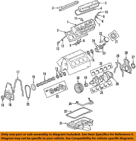 12453168 Gm Oem Camshaft Cam-bearings