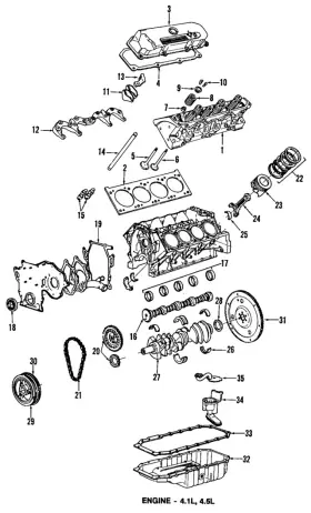 Gm 12489577 Genuine Main Bearings