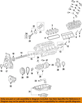 12656812 Gm Oem-engine Crankshaft Main Bearing