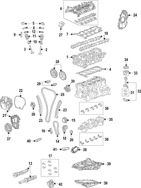 12663475 Gm Genuine Crankshaft Upper Bearing