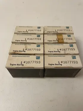 3877193 Gm Nos Rod Bearings 63 64 65 66 67 302 327 Camaro Chevrolet Made In Usa