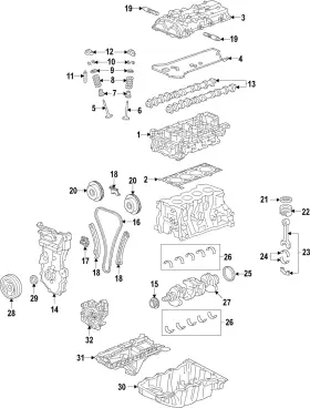 55488264 Gm Genuine Engine Connecting Rod Bearing Set