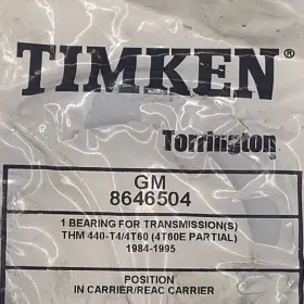 8646504 Gm Bearing Genuine Thm 440-t4/4t60 1984-1995 In Carrier/reac Carrier #2