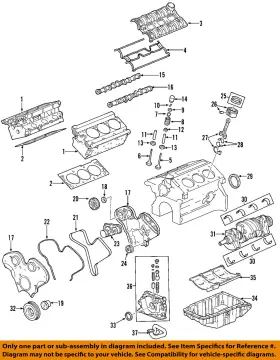 L300-engine Gm 9192965 Saturn Oem 01-05 Crankshaft Main Bearing