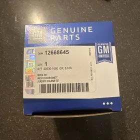 12668645 Gm Genuine Parts Engine Connecting Rod Bearing Set-base Vin X Awd Eng Code Ltg #2