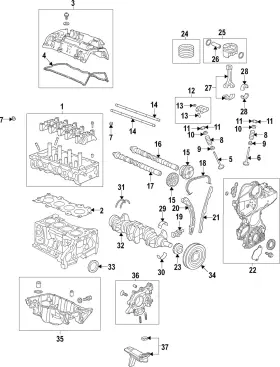 13323-6a0-a01 Honda Genuine Upper Bearings
