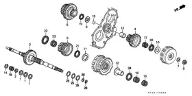 90450-pg4-000 Honda Genuine Washer Thrust 36.5x55x4.45