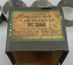 Hc3150 Hub City Precision Type New Nos 1937-1948 Oldsmobile 8 Cylinder Cam Bearing Set Rare #3
