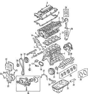 23060-23610 Hyundai Genuine Engine Connecting Rod Bearing