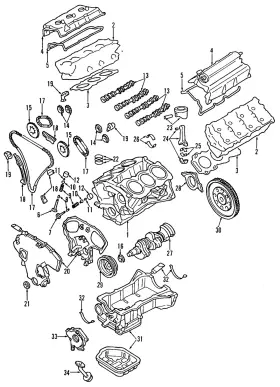 12111-ja10c Infiniti Genuine Bearing
