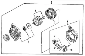 23120-51e10 Infiniti Genuine Rear Bearing
