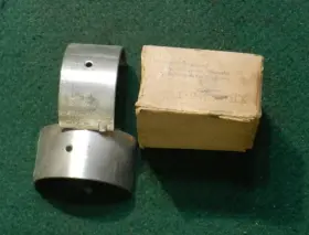 95863hax International Harvester Engine Connecting Rod Bearing For D2 D30 Truck .020 Over 1930s Nos