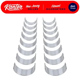 Rb110.040x8 Kanter Auto 8 Connecting Rod Bearings .040 Size 1937-1948 Cadillac 346 And Lasalle 322 V8