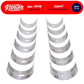 Rb503.002x6 Kanter Auto 6 Connecting Rod Bearings .002 Size 1937-1953 Chevrolet 216 235 6-cylinder