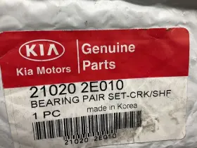 210202e010 Kia New Main Crankshaft Bearing Pair Std-b Black Size Oem For #3