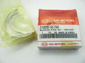 Kia 2102035760 New Oem Engine Crankshaft Main Bearings Pair For Std Inch Red Size