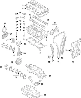 23060-2e140 Kia Genuine Connecting Rod Bearing