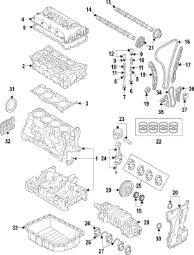 23060-2g540 Kia Genuine Bearing