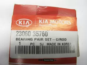 2306035760-6 Kia 6 New - Oem 2306035760 Engine Connecting Rod Bearings For 2002-06 3.5l V6 #2