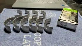 520cp King Main Bearing Set .010 Inch Tri-metal For Austin B Series/mgb