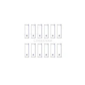 Cr6669am King Connecting Rod Bearing Set Am-series Replacement Standard