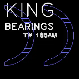 1zz-fe King Engine Bearings 611500476624 Tw185am Thrust Washer Set - Fits Toyota