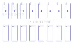 808xpndc King Engine Bearings Cr Connecting Rod Bearing Set