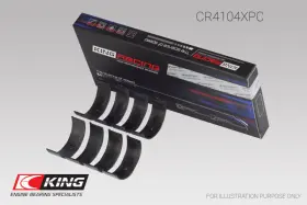 Cr4104xpc King Engine Bearings Fits Audi/vw 83-03 1.6l/1.8l/2.0l Performance Coated Rod Bearing Set #2