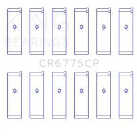 Cr6775cp0.5 King Engine Bearings Connecting Rod Bearing Set For Nissan Vq35de