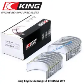 Cr807si-1 King Engine Bearings Cr807si1 .001 Inch Under Rod Bearing Set Fits Some Gm 6.0l And 6.2l Ls Engines