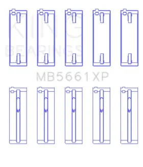Mb5661xp King Engine Bearings Main Bearing Set For Audi/vw Adz Awt Apk Bhp B