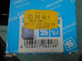 025.198.461a Kobenschmidt Kolbenschmidt Ks Main Bearings For 2.1l 86-91 Vanagon With Thrust Set 025198461a #2