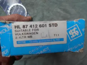 025.198.461a Kobenschmidt Kolbenschmidt Ks Main Bearings For 2.1l 86-91 Vanagon With Thrust Set 025198461a #3