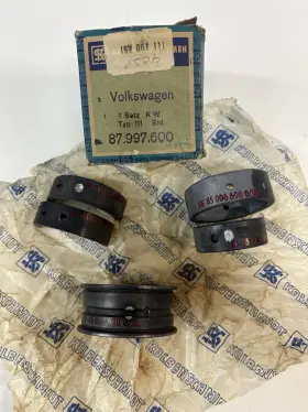 87.997.600 Kolbenschmidt Engine Main Bearing Set 25/36hp Standard Fits Volkswagen Type1 Bug Type2 Bus