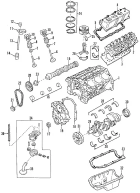 1f71-12-102 Mazda Genuine Bearings