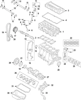 B6y0-11-se0 Mazda Genuine Bearing Set