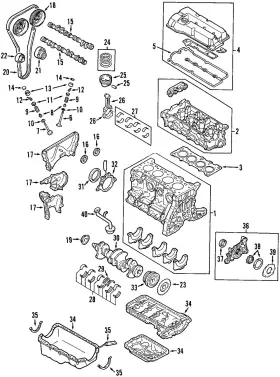 Fsy2-11-sf0 Mazda Genuine Piston Ring Set