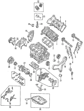 Kjy1-11-sg0a Mazda Genuine Bearing Set