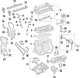 L5y1-11-se0 Mazda Genuine Bearing Set