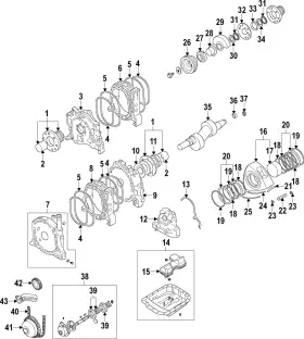 Nf01-10-e26 Mazda Oem New 2004-2011 Rx-8 Main Bearing 2.000mm Blue Manual Trans