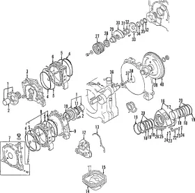 Nf01-11-d54 Mazda Genuine Thrust Bearing